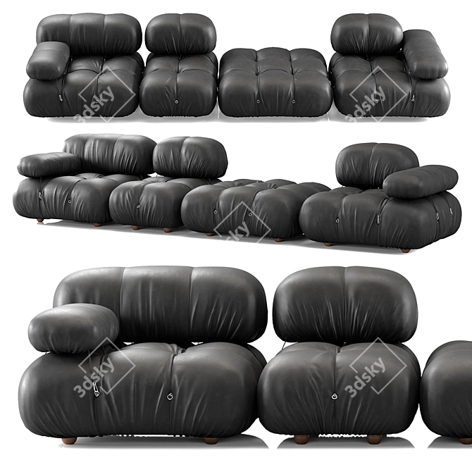 Modern Modular Camaleonda Sofa 3D model image 2