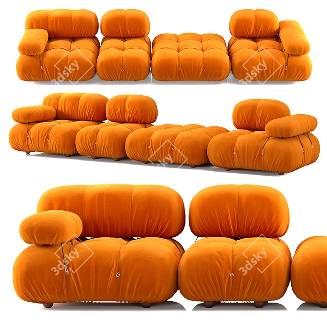 Modern Modular Camaleonda Sofa 3D model image 3