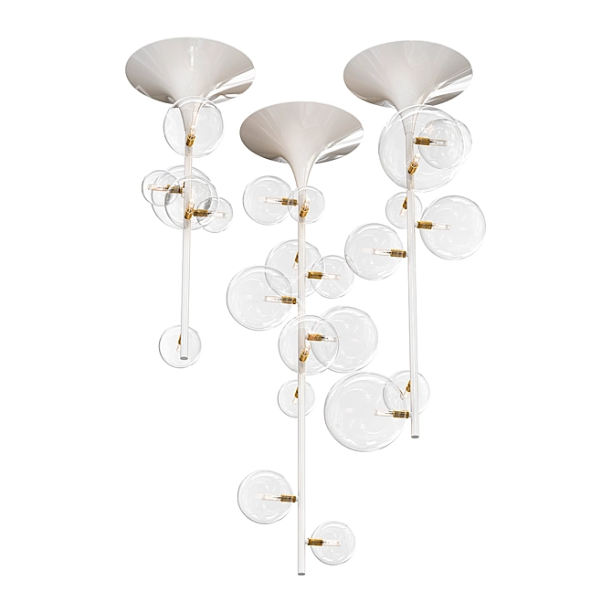 Elegant IONA Pendant Lights 3D model image 1