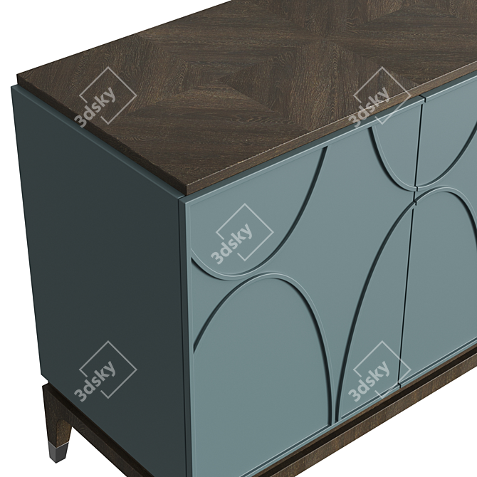 Majorelle Buffet in Elegant Colors 3D model image 2