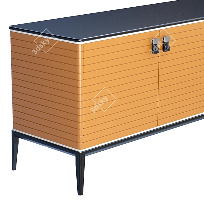 Sleek Levanzo Chest: Meroni Colzani 3D model image 2