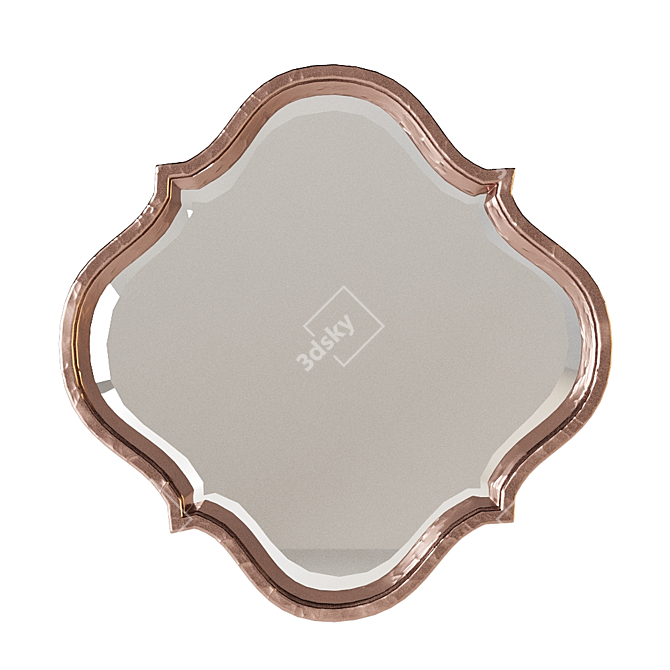 Elegant Kasbah Mirror: a Stylish Decor Accent 3D model image 1