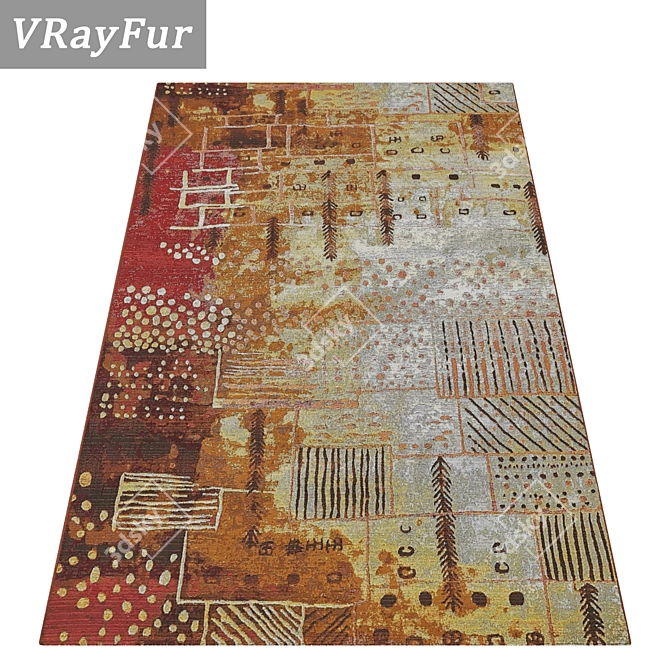 High-Quality Carpet Set for Stunning Renders 3D model image 2