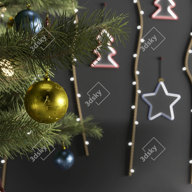 Christmas Decor Set 3D model image 3