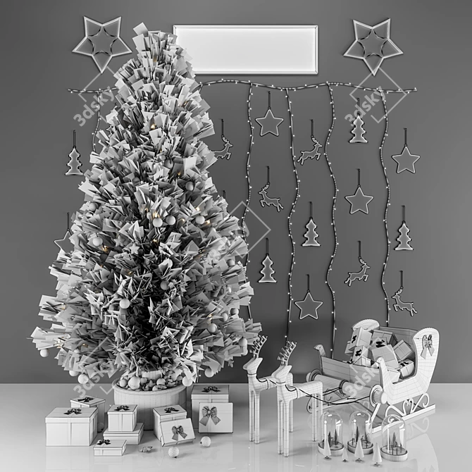 Christmas Decor Set 3D model image 4