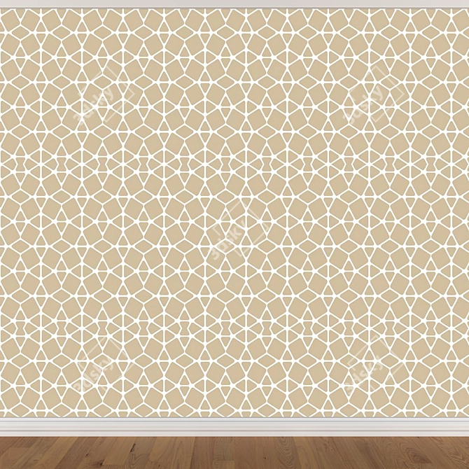 Seamless Wallpaper Set (3 Colors) 3D model image 2