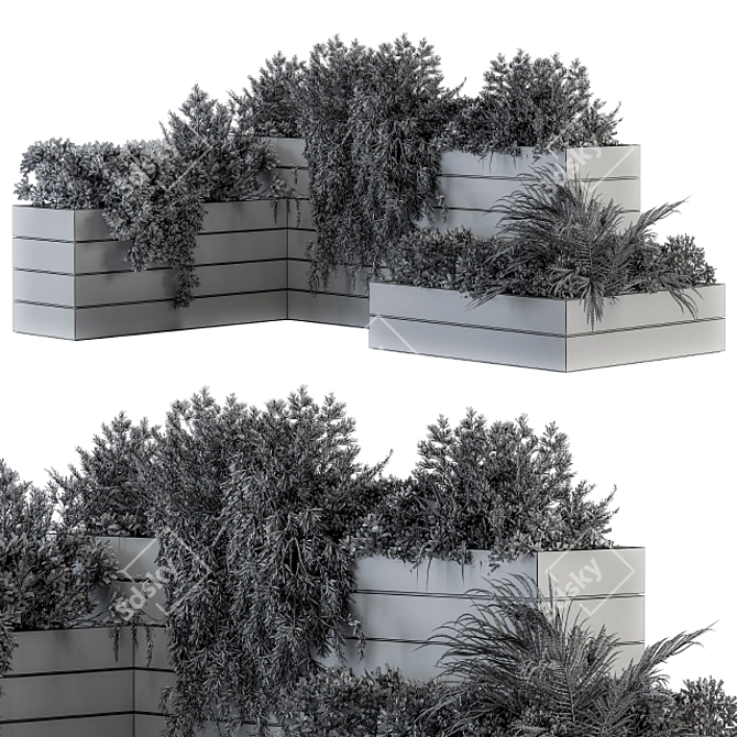 Green Thumb Plant Box Set 3D model image 5