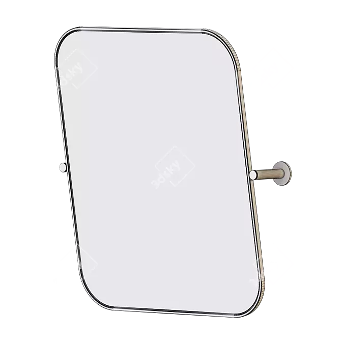 Adjustable Pivot Wall Mirror 3D model image 4