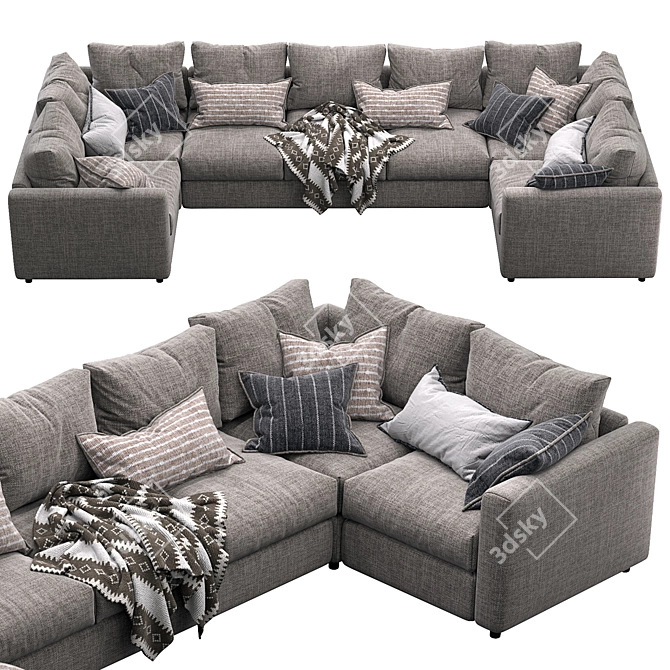 Ikea Vimle 2013 Corneat Sofa 3D model image 1