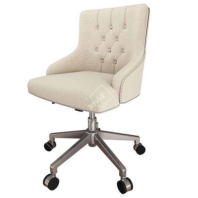 Modway Regent Tufted Office Chair 3D model image 3