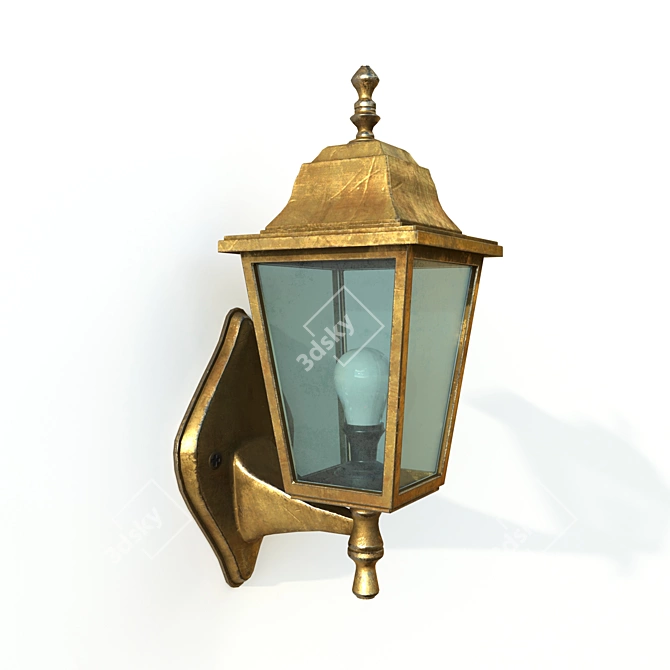 Modern Duwi Street Light Lamp 3D model image 1