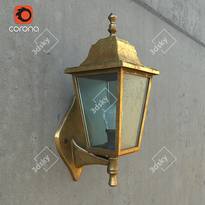 Modern Duwi Street Light Lamp 3D model image 4