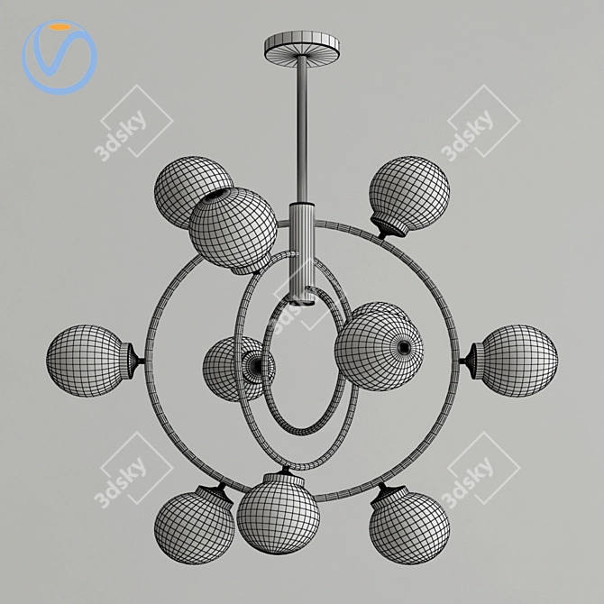 DeMarkt 605013611 Ceiling Pendant 3D model image 2