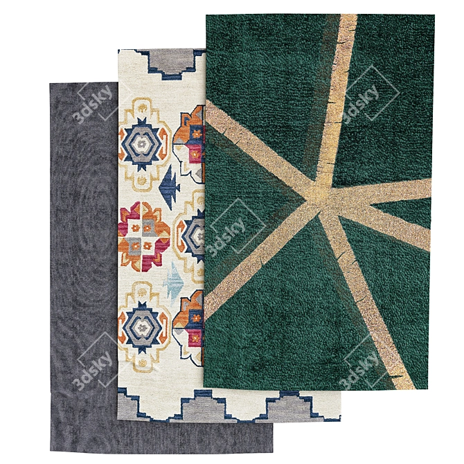 3D Max Rugs: Unique Designs 3D model image 1