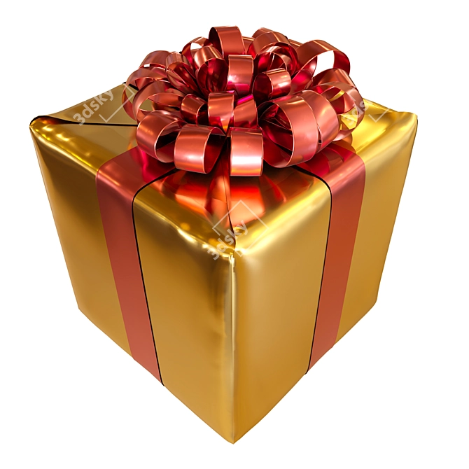 Present: Elegant Gift in Multiple Formats 3D model image 1