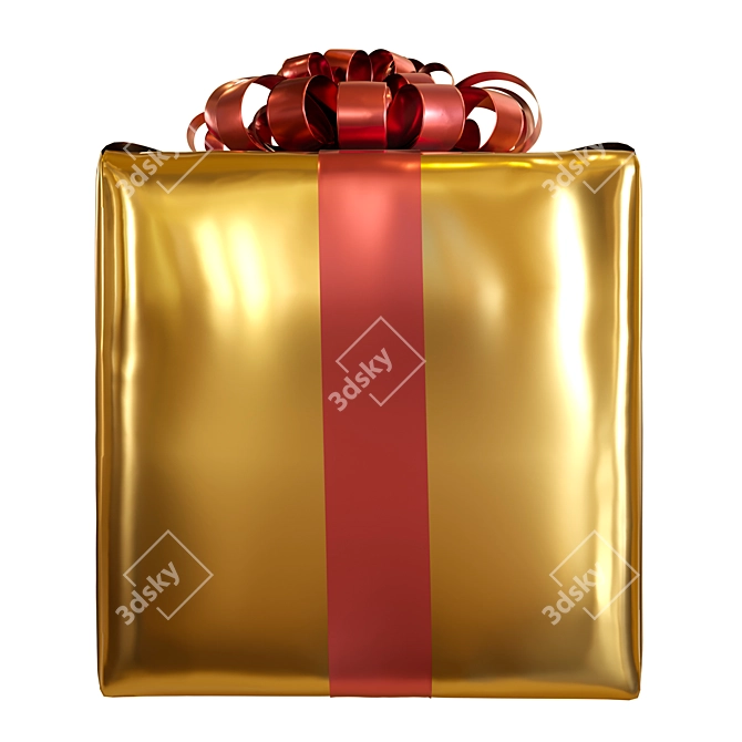 Present: Elegant Gift in Multiple Formats 3D model image 3