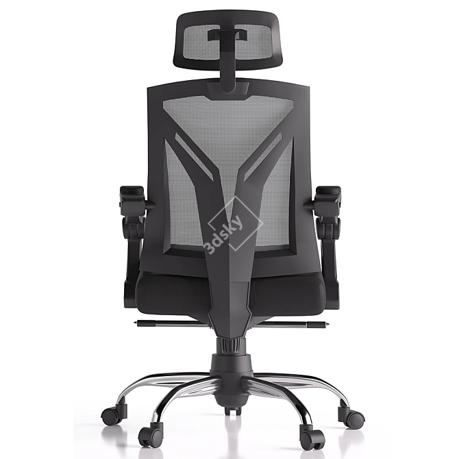 ErgoFlex Office Chair 3D model image 4