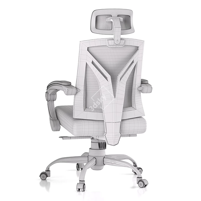 ErgoFlex Office Chair 3D model image 5