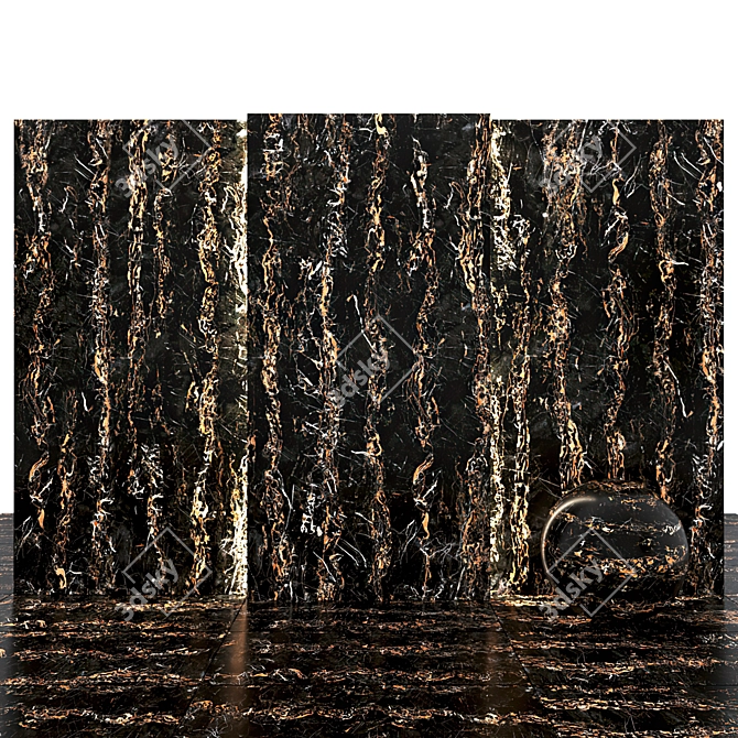 Porto Extera Marble: High-Quality Tiles & Slabs! 3D model image 2