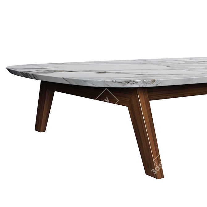 Elegant Monforte Coffee Table 3D model image 2