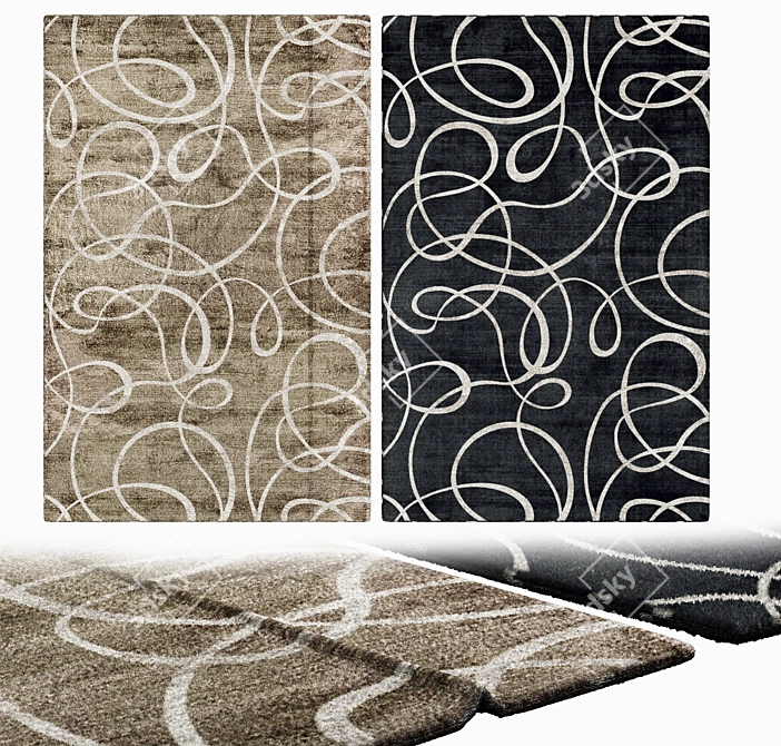 Elegant Interior Carpets 3D model image 2