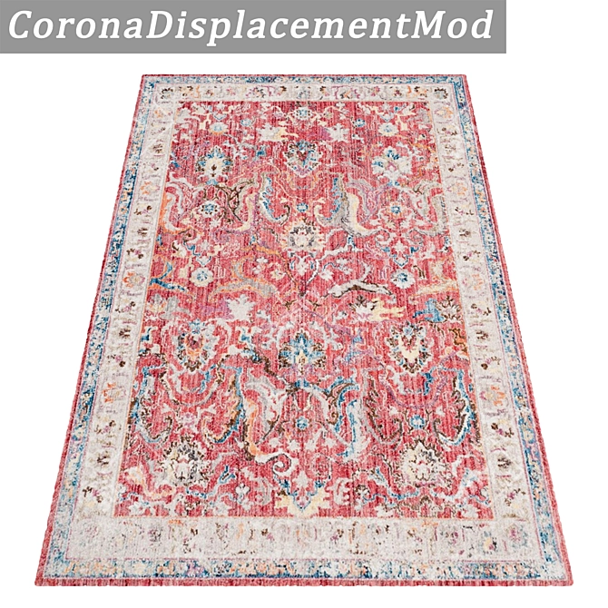 Title: Premium Rug Set 2037 3D model image 4