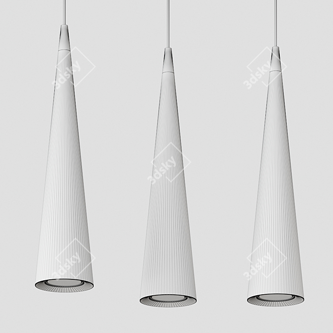 Nevill Metal Pendant Lamp 3D model image 2