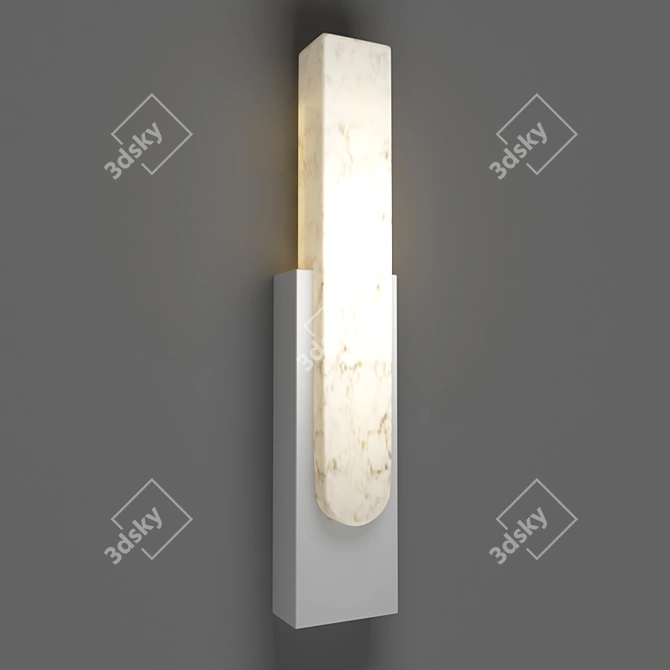 Mirca Grin 44.1050: Modern Green Metal Wall Light 3D model image 2