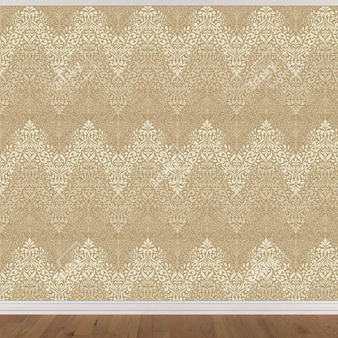 Seamless Wallpaper Set - 3 Colors 3D model image 2