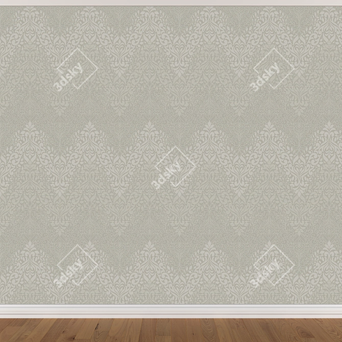 Seamless Wallpaper Set - 3 Colors 3D model image 4