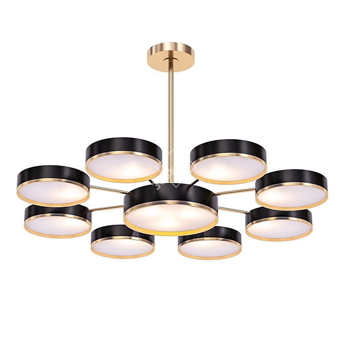 Elegant Ethelind Chandeliers 3D model image 1