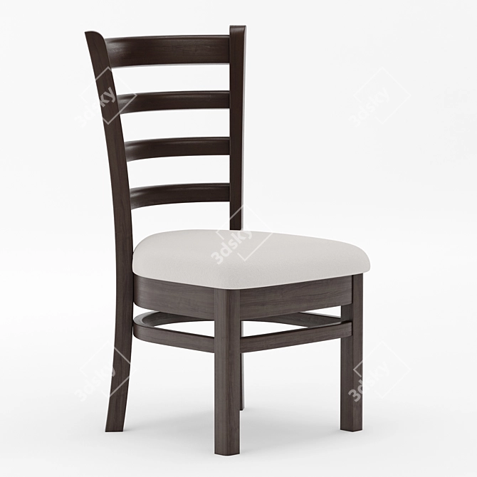 Modern Dallas Side Chair 3D model image 1