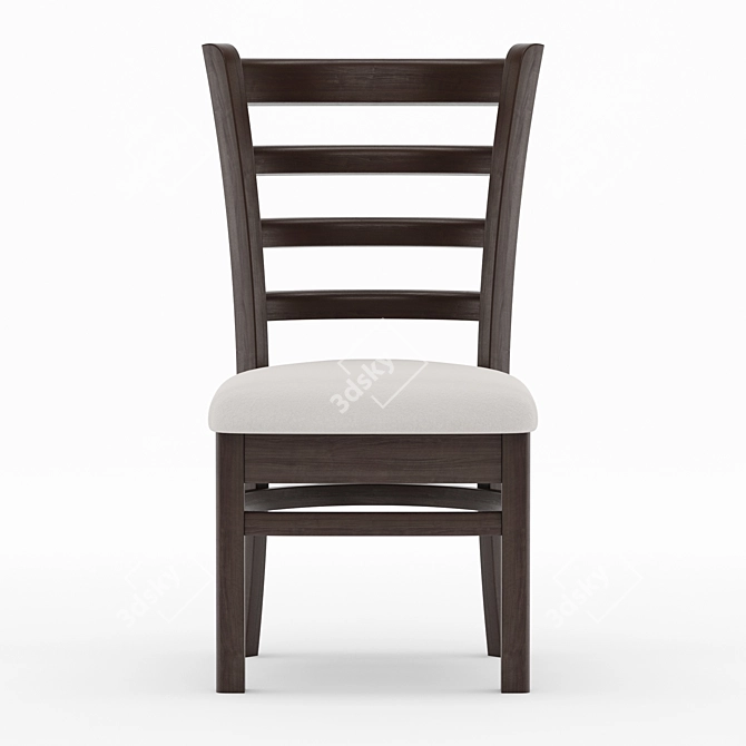 Modern Dallas Side Chair 3D model image 2