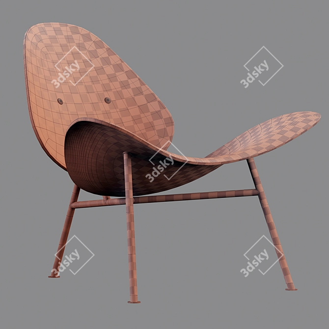 Pedersen Easy Chair by Bernhardt Design 3D model image 5