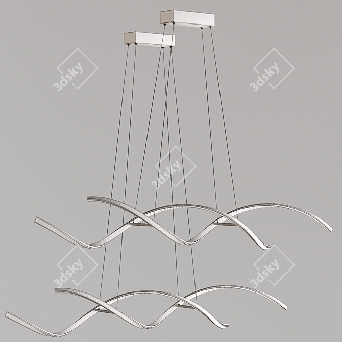 Scandinavian Pendant Lights: Sleek and Stylish 3D model image 5