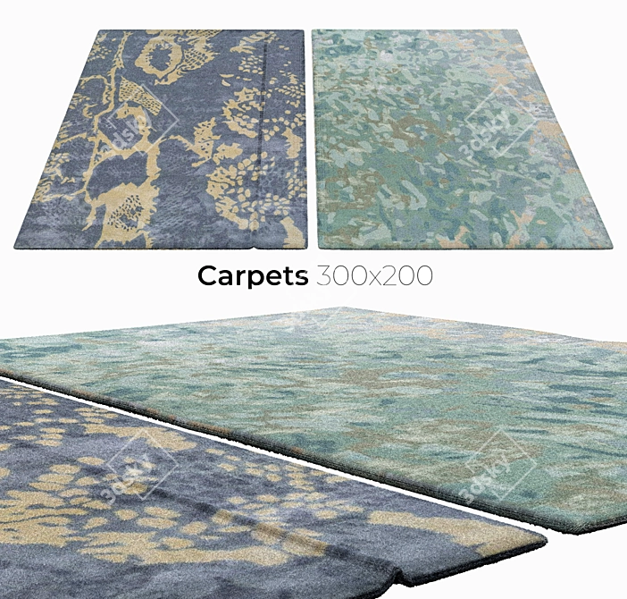 Luxury Interior Carpets 3D model image 1