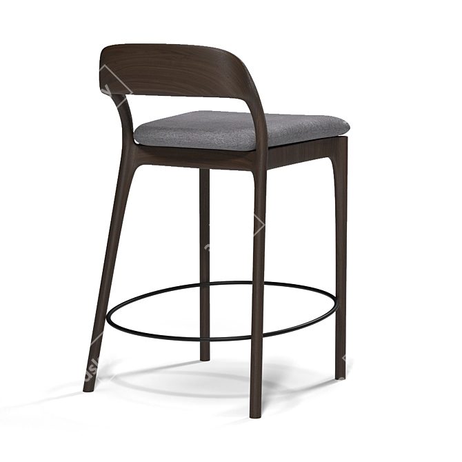 Neva Bar Stool: Stylish and Durable 3D model image 2