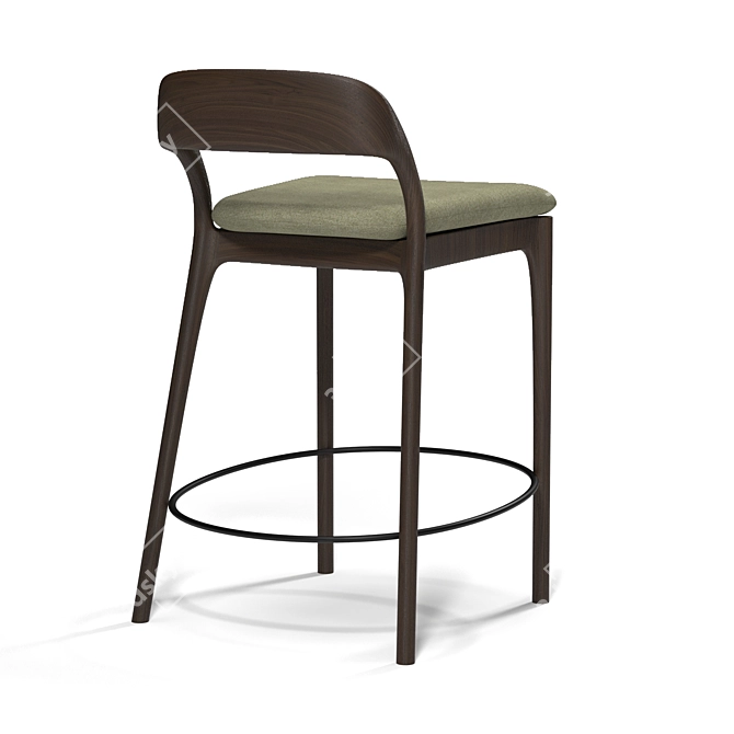 Neva Bar Stool: Stylish and Durable 3D model image 3