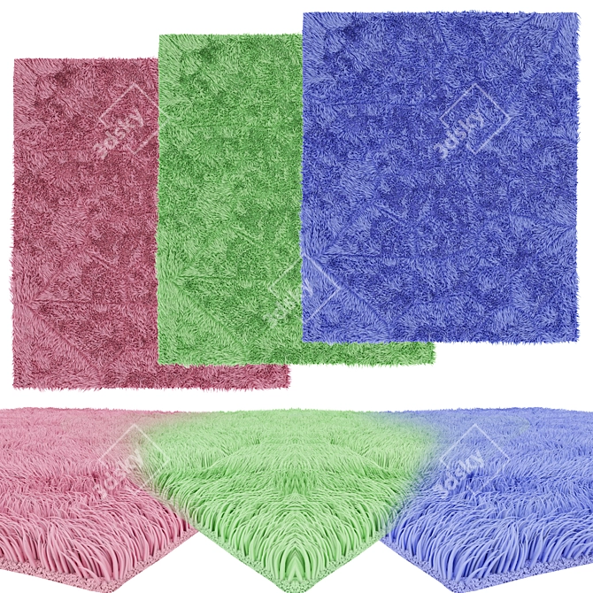 RGB Color-Changing Carpet 3D model image 1