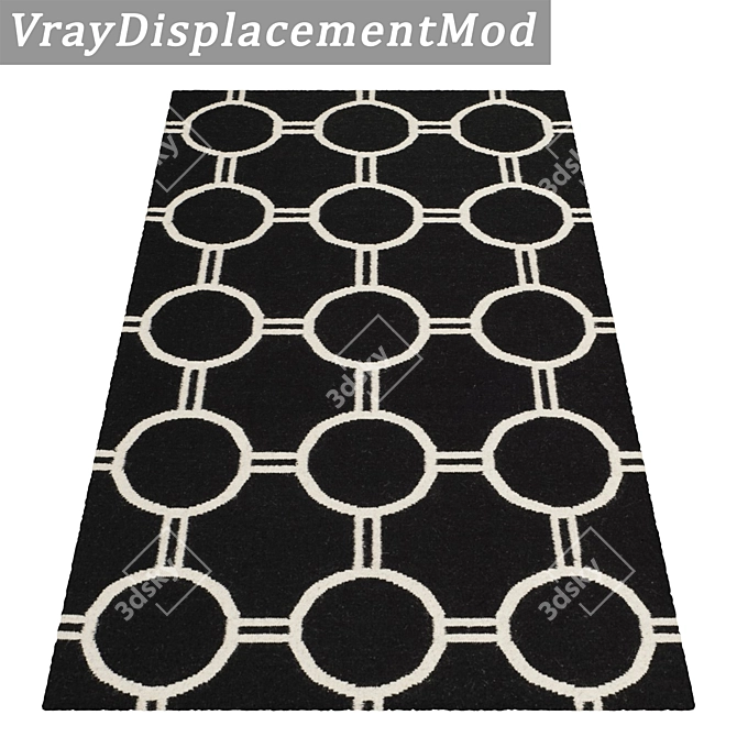 High-Quality Carpet Set: 3 Variants 3D model image 3