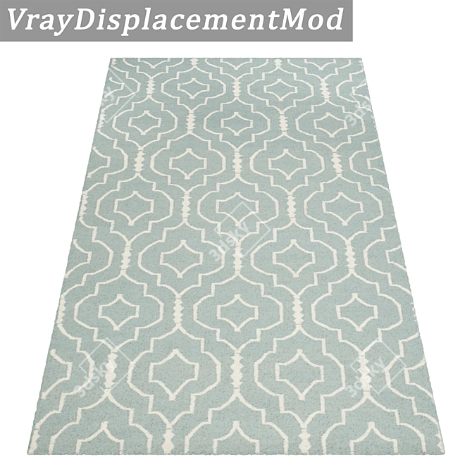 Versatile Carpet Set with High-Quality Textures 3D model image 3