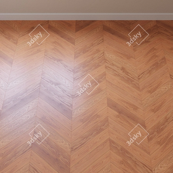 Timeless Elegance: Tarkett Baron Parquet Board 3D model image 4