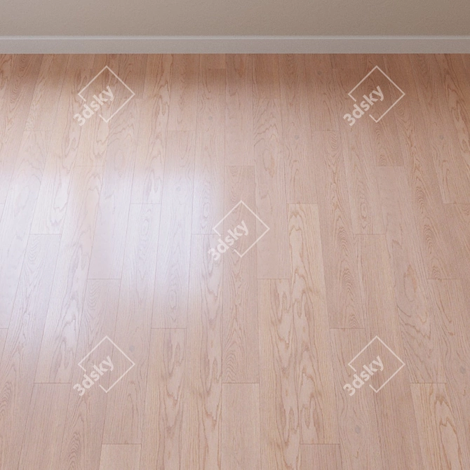 Royal Antique White Parquet: Tarkett Step XL 3D model image 2