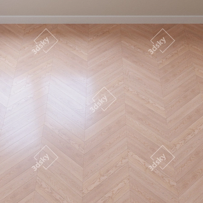 Royal Antique White Parquet: Tarkett Step XL 3D model image 3