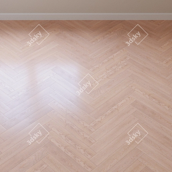 Royal Antique White Parquet: Tarkett Step XL 3D model image 4