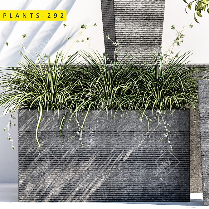 Outdoor Stones Collection: Plants 292 3D model image 5