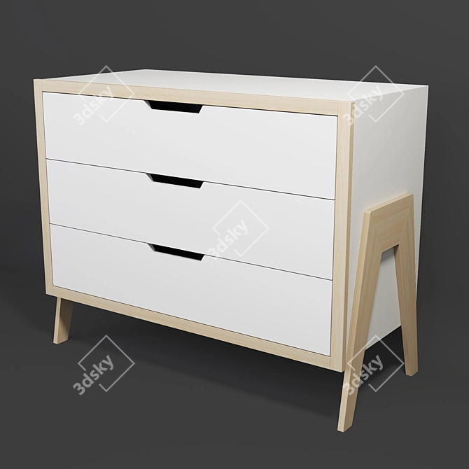 IndigoWood Shuttle Dresser 3D model image 1