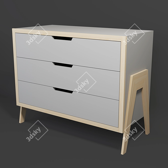 IndigoWood Shuttle Dresser 3D model image 2