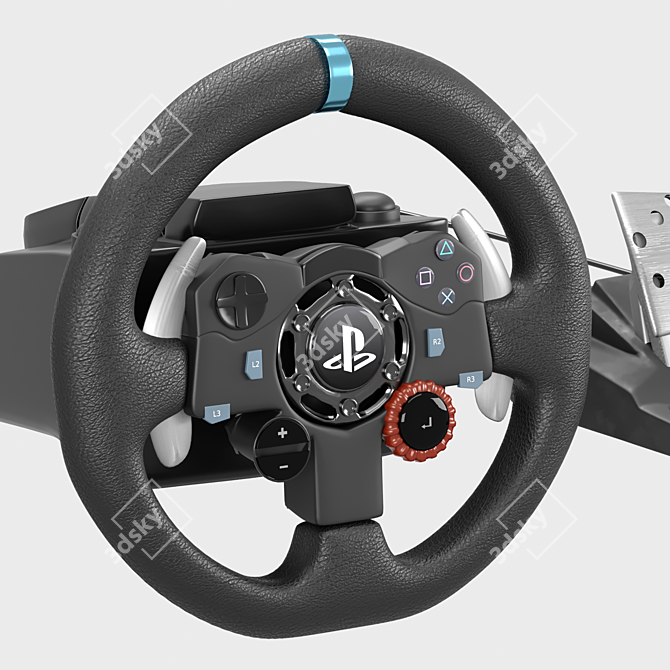 Polygon Wheel: 620 Joystick 3D model image 2