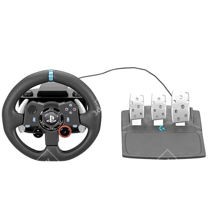 Polygon Wheel: 620 Joystick 3D model image 3